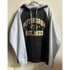 Pittsburgh PA Football Hoodie Sweatshirt w/ super soft lining- Men's Sz XXL